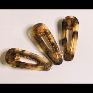 Hair Clips - Sunny Tortoise Collection